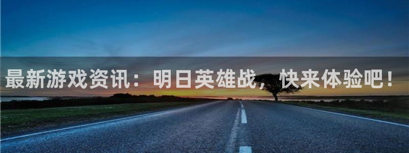 星欧娱乐平台注册资金多少：最新游戏资讯：明日英雄战，快来体验